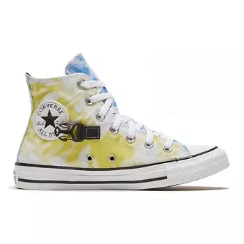 CONVERSE Кроссовки Chuck Taylor All Star Womens Buckle Up High Rainbow Tie Dye Womens