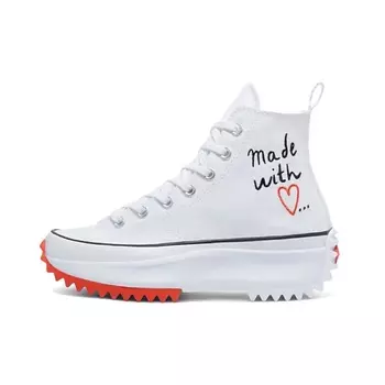 CONVERSE Кроссовки Run Star Hike Hi Made With Love White Womens