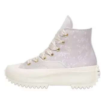 CONVERSE Кроссовки Run Star Hike Wear-Resistant Slip-Resistant High-Top Casual Shoes Unisex Purple