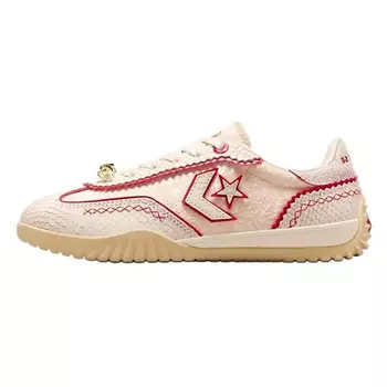 CONVERSE Кроссовки Run Star Trainer Anti-Slip Wear-Resistant Low-Top Training Shoes Unisex Beige Red