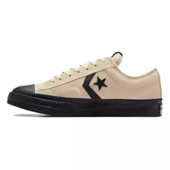 CONVERSE Кроссовки Star Player 76 Non-slip Lightweight Low-Top Skateboard Shoes Unisex Beige Black