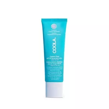 COOLA Солнцезащитный увлажняющий крем для лица Classic Face Suncreen Lotion White Tea SPF50