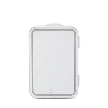COOLBOXBEAUTY Мини-холодильник для косметики Flash Box 6 л, с зеркалом