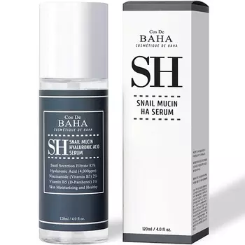 COS DE BAHA SH Snail Mucin Ha Serum Сыворотка для лица 120.0