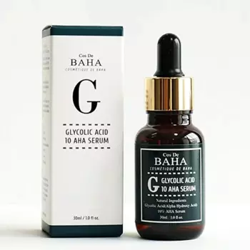 COS DE BAHA Сыворотка для лица ГЛИКОЛЕВАЯ G Glycolic Acid 10% Peel Serum 70.0