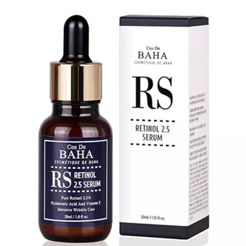 COS DE BAHA Сыворотка для лица омолаживающая РЕТИНОЛ RS Retinol 2,5 Serum 70.0
