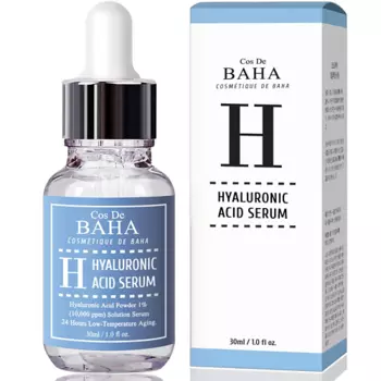 COS DE BAHA Сыворотка для лица увлажняющая ГИАЛУРОНОВАЯ КИСЛОТА Hyaluronic Serum 70.0