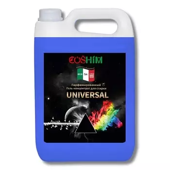 COSHIM Парфюмированный Гель для стирки Концентрат Universal канистра (150 стирок, густой)