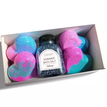 COSMEYA Бомбочки для ванны набор бурлящие шар мерцающая соль шиммер 390.0