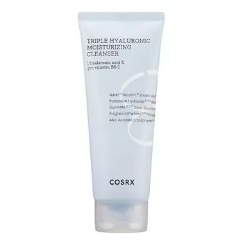 COSRX Пенка для умывания с гиалуроновой кислотой Hydrium Triple Hyaluronic Moisturizing Cleanser 150