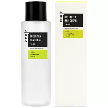 COXIR Тонер отшелушивающий с зеленым чаем и BHA-кислотами 150.0