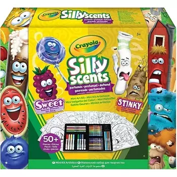 CRAYOLA Набор ароматизированных карандашей и фломастеров Silly Scents Mini Kit