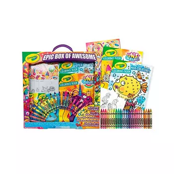 CRAYOLA Набор принадлежностей для рисования Epic Box Of Awesome