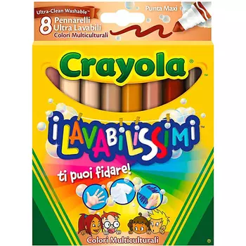 CRAYOLA Смываемые фломастеры Lavabilissimi 8.0