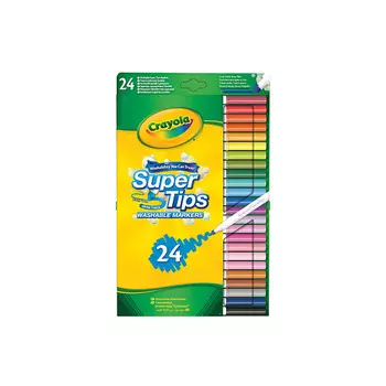 CRAYOLA Смываемые фломастеры Supertips Washable 24.0