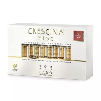 CRESCINA Transdermic Ампулы для роста волос для мужчин 70.0