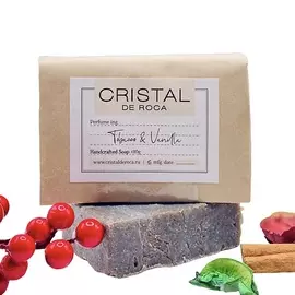 CRISTAL DE ROCA Натуральное парфюмированное мыло ручной работы "TOBACCO&amp;VANILLА"