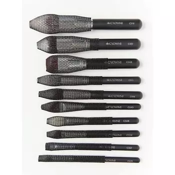 CROWN PRO Сеточки для защиты и сушки кистей, 10 шт черные