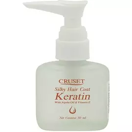 CRUSET Сыворотка с кератином для секущихся кончиков волос Silky Hair Coat Keratin 30.0