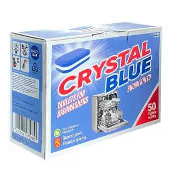 CRYSTAL BLUE Таблетки для посудомоечных машин