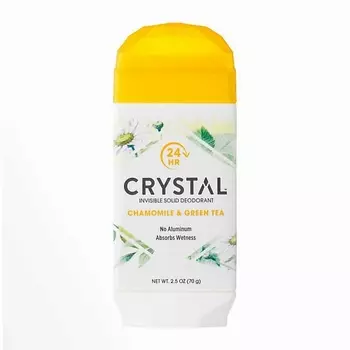 CRYSTAL Дезодорант твердый невидимый Ромашка и Зеленый чай Invisible Soud Deodorant