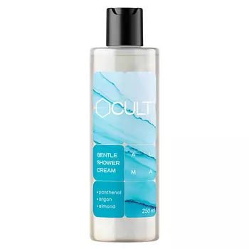 CUBE CULT Питательный крем-гель для душа с пантенолом, маслами арганы и сладкого миндаля ALMA 250.0