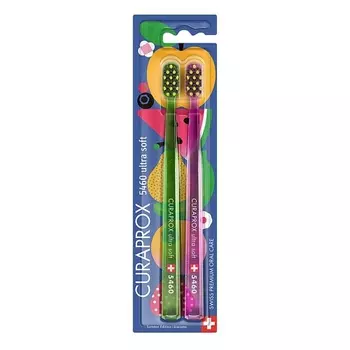 CURAPROX Набор зубных щеток "ultrasoft" Duo Summer Edition 2025