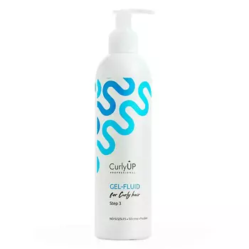 CURLYUP PROFESSIONAL Гель-флюид для укладки кудрявых и вьющихся волос профессиональный