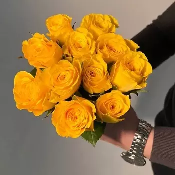 ЦВЕТЫ ДЛЯ ВАС Букет из 11 желтых роз (Кения)