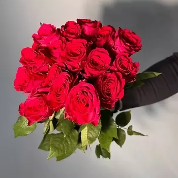 ЦВЕТЫ ДЛЯ ВАС Букет из 19 розовых роз (Кения)