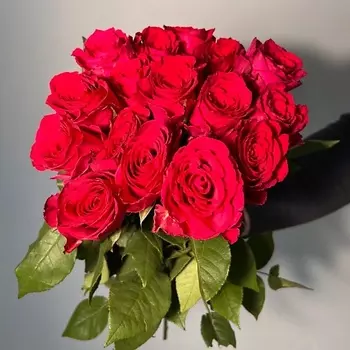 ЦВЕТЫ ДЛЯ ВАС Букет из 25 розовых роз (Кения)