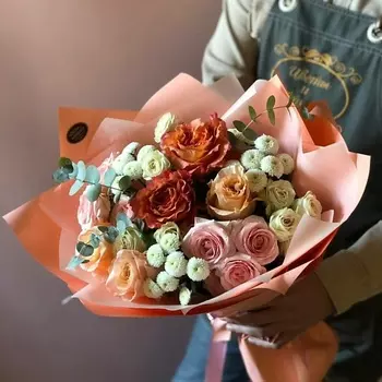 ЦВЕТЫ И ШТУЧКИ Букет Апельсин