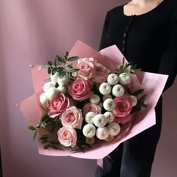 ЦВЕТЫ И ШТУЧКИ Букет Цветущие миры