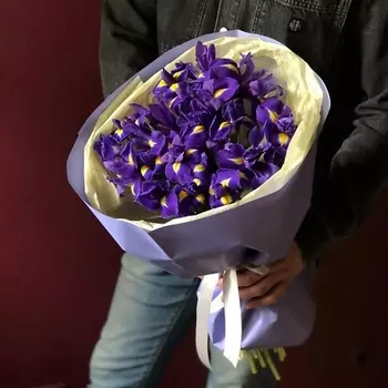 ЦВЕТЫ И ШТУЧКИ Букет из 25 Ирисов