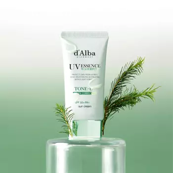 D`ALBA Cолнцезащитный крем Clean Tea Tree Liposome Tone-up Sun Cream (Green)