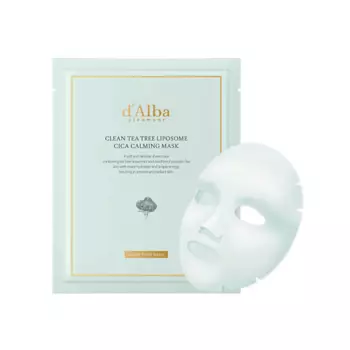 D`ALBA Маска для лица Clean Tea Tree Liposome Cica Calming Mask