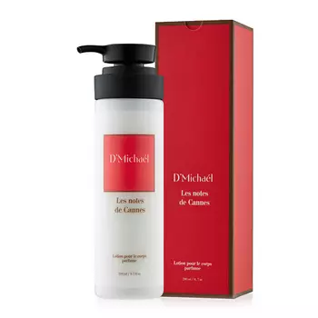 D`MICHAEL Парфюмированный лосьон Les notes de Cannes ЖАСМИН,ШАФРАН, АМБРА, ХВОЯ, КЕДР 200.0