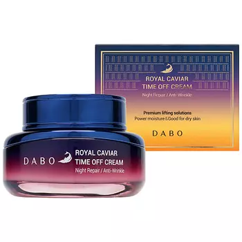 DABO Крем для лица омолаживающий с королевской икрой и пептидами Royal Caviar Time Off Cream