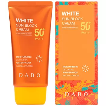 DABO Крем для лица солнцезащитный водостойкий SPF 50+ PA+++ White Sun Block Cream