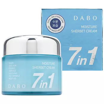 DABO Крем-щербет для лица для интенсивного увлажнения 7 in 1 Moisture Sherbet Cream