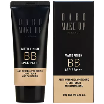 DABO Крем тональный матирующий SPF47 PA+++ Mate Finish BB