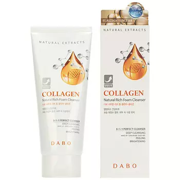 DABO Пенка для умывания c коллагеном Collagen Natural Rich Foam Cleanser