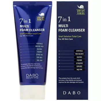 DABO Пенка для умывания мультифункциональная 7 в 1 Multi Foam Cleanser