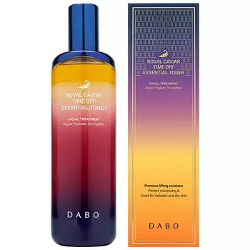 DABO Тонер для лица омолаживающий с королевской икрой и пептидами Royal Caviar Time Off Essential Toner