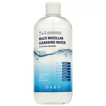 DABO Вода мицеллярная с растительным комплексом Multi Micellar 7 in 1 Cleansing Water