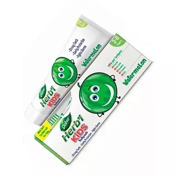 DABUR Детская зубная паста со вкусом арбуза (Dabur Herb'l Kids Watermelon) 50.0
