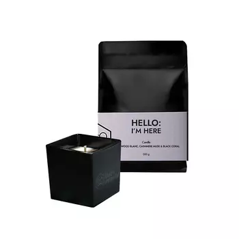 DAD'S MATERIAL Свеча ароматическая "Cedarwood Blanc, Cashmere Musk & Black Coral" 210.0