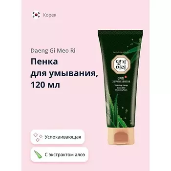 DAENG GI MEO RI Пенка для умывания с экстрактом алоэ вера успокаивающая 120.0