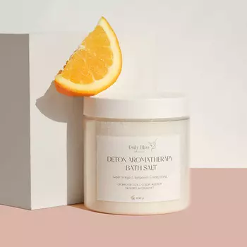 DAILY BLISS SKINCARE Детокс соль для ванны с магнием, маслами и витамином F 450.0