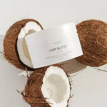 DAILY BLISS SKINCARE Кокосовый масло-баттер для тела с деликатным мерцанием 200.0
